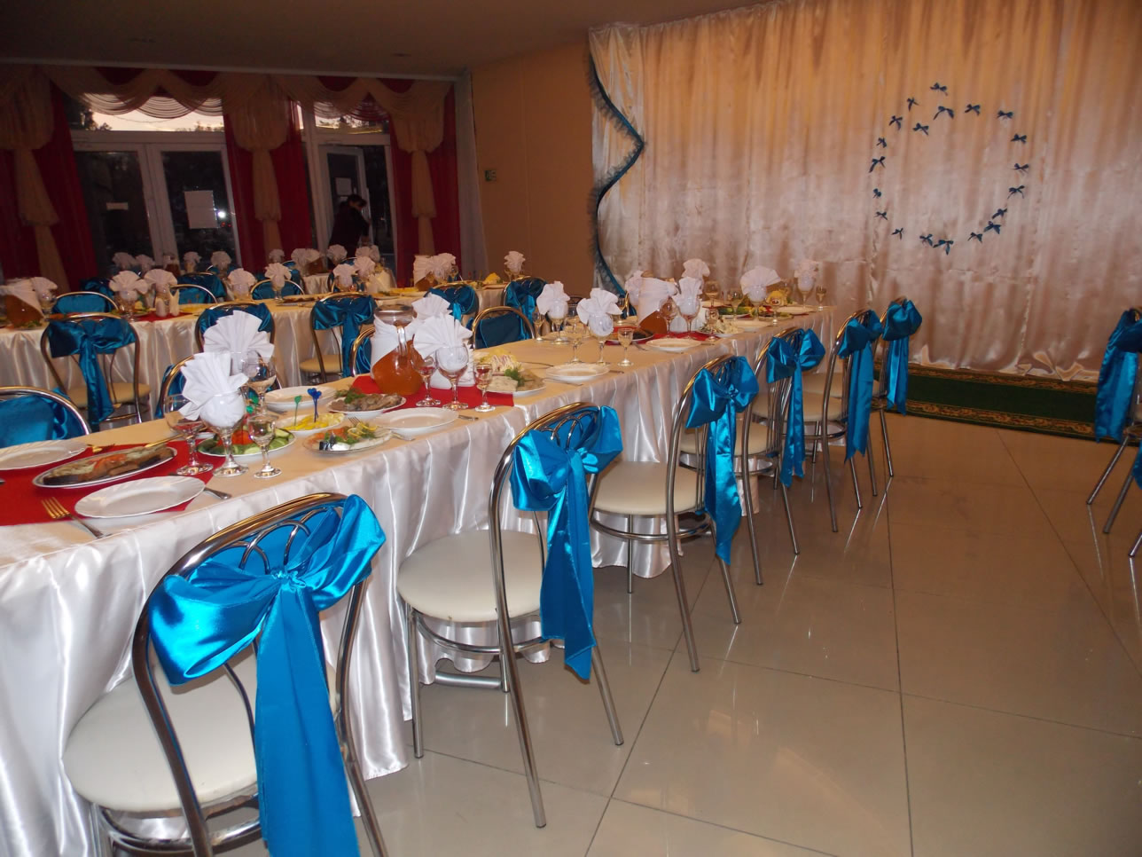 Banquet hall for 60 persons